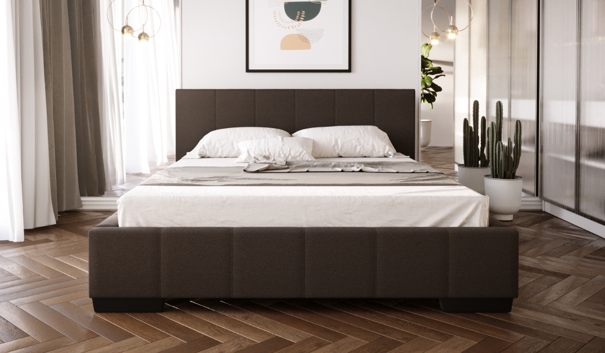 Łóżko tapicerowane 80271 M&K foam Koło|Expertsnu.pl