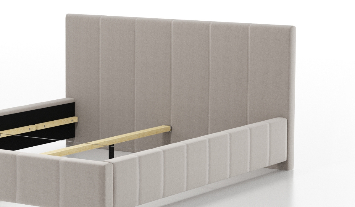 Łóżko tapicerowane 80271 M&K foam Koło|Expertsnu.pl