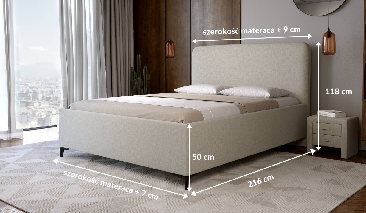 wymiary łóżka 84003